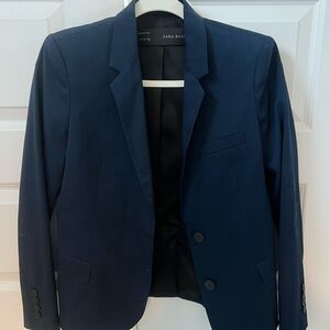 Zara Basic Navy Blazer